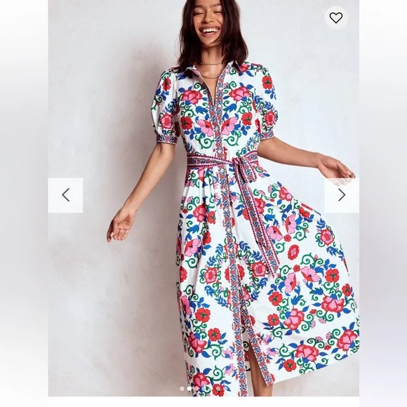 Alexa Maxi Shirtdress NWT - Picture 2 of 8